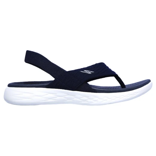 Skechers Women's On The GO 600 Beach Day Navy Slingback Thong Sandal Featuring Goga Mat Contour Footbed and 5GEN Cushion Design Sole Size 38 - Skechers - Image 2