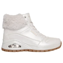 Skechers Women's Uno Rugged Galactic Heights Off White Fashion Sneaker Boot 36