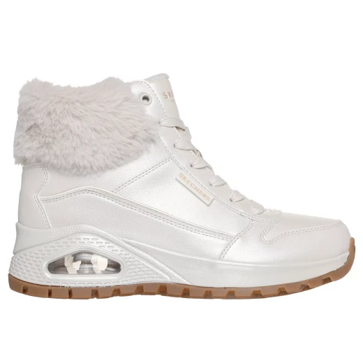 Skechers Women's Uno Rugged Galactic Heights Off White Fashion Sneaker Boot 36