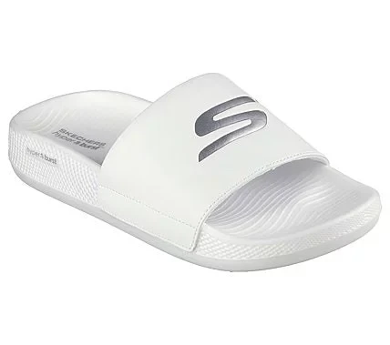 Skechers Women's Hyper Slide Sandals White HYPER BURST Cushioning 41 - Skechers - Image 3