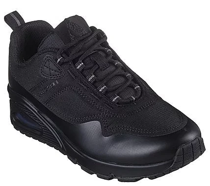 Skechers Women's Uno Easy Air Slip-ins Black Fashion Sneaker with Air-Cooled Memory Foam Insole and Skech-Air Airbag Midsole Size 37.5 - Skechers - Image 3