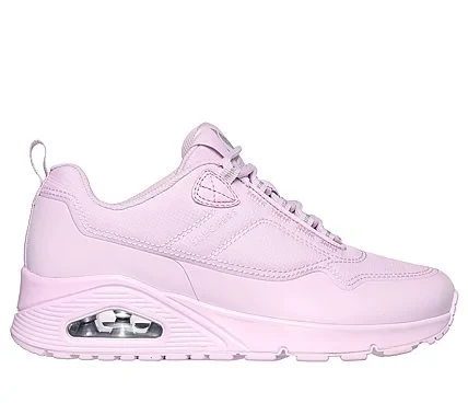 Skechers Women's Uno Easy Air Pink Slip In Fashion Sneaker With Air Cooled Memory Foam Insole And Visible Skech Air Airbag Midsole Size 38.5 - Skechers - Image 2