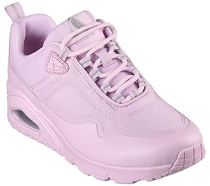 Skechers Women's Uno Easy Air Slip In Pink Fashion Sneaker with Air Cooled Memory Foam Insole Hands Free Design Size 37 for Effortless Comfort and Style - Skechers - Image 3