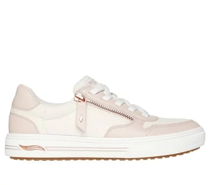 Skechers Women's Arch Fit Arcade Meet Ya There Sneakers Off White Canvas Upper No Tie Fit Design Removable Arch Fit Insole Lightweight Cushioned Midsole Size 40 Skechers Women's Arch Fit Arcade Meet Ya There Sneakers Off White Canvas Upper No Tie Fit Design Removable Arch Fit Insole Lightweight Cushioned Midsole Size 40