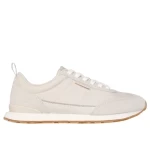 Skechers Street Women's Zilla Mecha Fashion Jogger Off White Lace Up Sneaker with Mesh Suede and Duraleather Overlays Featuring a Cushioned Skechers Memory Foam Insole Size 38.5 - Skechers