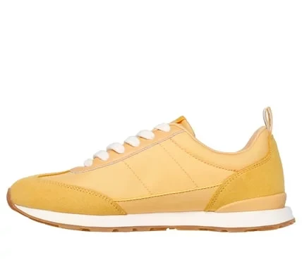 Skechers Street Women's Zilla Mecha Fashion Jogger: Lace Up Design, Mesh Upper with Suede and Duraleather Overlays, Cushioned Skechers Memory Foam Insole, Size 40, Yellow Color - Skechers - Image 5