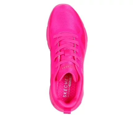 Skechers Women's Tres-Air Uno Revolution Airy Athletic Shoes Pink with Air-Cooled Memory Foam Insole Size 40. Sleek Mesh Upper Design for Comfort - Skechers - Image 4