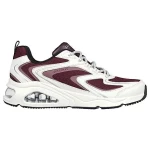 Skechers Women's Tres-Air Uno Burgundy Athletic Sneakers with Skech-Air Airbag Midsole and Air-Cooled Memory Foam Insole Size 40 Street Style Lace Up Shoes - Skechers