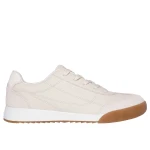 Skechers Zinger 2.0 Women's Retro Style Sneakers with Air Cooled Memory Foam Insole and Duraleather/Suede Upper, Size 37.5, Off White - Skechers