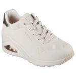 Skechers Uno Wedge Hi Steps Women's Fashion Sneakers Off White 40 - Skechers