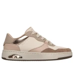 Skechers Women's Uno CTL Subtle Shimmer Sneakers Taupe 36 Featuring Suede Upper, Metallic Details, and Lace Up Design for Stylish Street Fashion Footwear - Skechers
