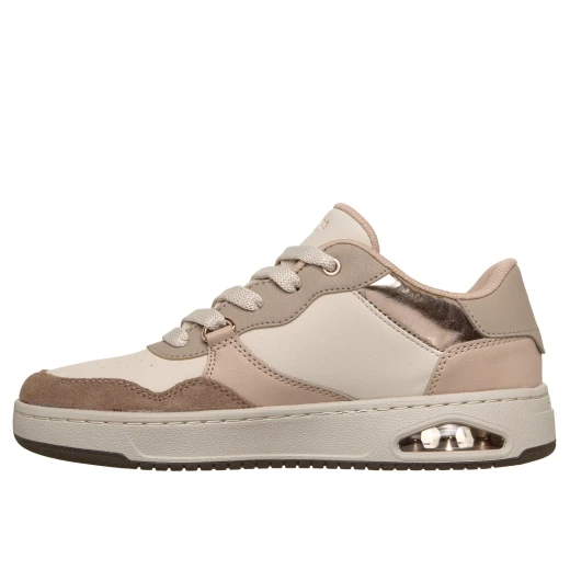 Skechers Street Uno CTL Women's Sneakers Taupe 41 Court Style Suede Uppers with Metallic Details Lace Up Design Sporty and Stylish Comfortable Footwear - Skechers - Image 5