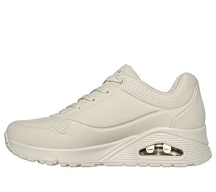 Skechers Street x JGoldcrown Uno Golden Heart Women's Sneakers Natural Color 38 Featuring Mylar Embroidery and Air-Cooled Memory Foam - Skechers - Image 4