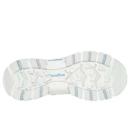 Skechers Women's D'Lites Hiker Trail Shoes Off White 39 Featuring Air Cooled Memory Foam Insole and Goodyear Rubber Outsole for Comfortable Outdoor Adventures - Skechers - Image 6