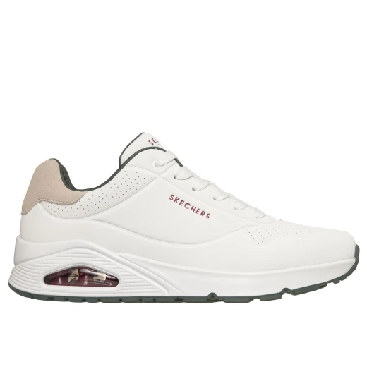 Skechers Men's Uno Suited On Air Lace-Up Sporty Jogger Sneakers White Size 42 - Skechers - Image 2