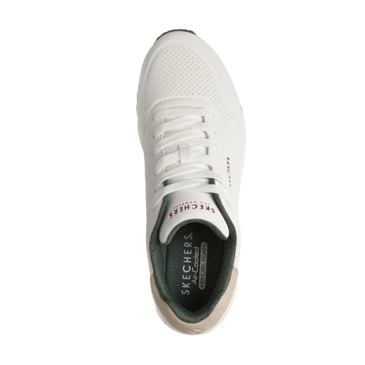 Skechers Men's Uno Suited On Air Lace-Up Sporty Jogger Sneakers White Size 42 - Skechers - Image 4