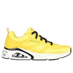 Skechers Tres Air Uno Revolution Air Athletic Lace Up Sneakers Men's 41 Yellow with Air Cooled Memory Foam Insole and Visible Skech Air Airbag - Skechers