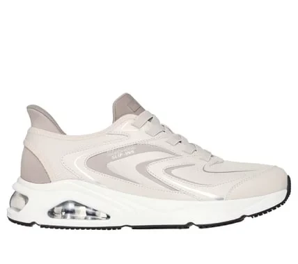 Skechers Men's Slip-ins Street Tres-Air Uno Athletic Shoes Natural 46 - Skechers - Image 2