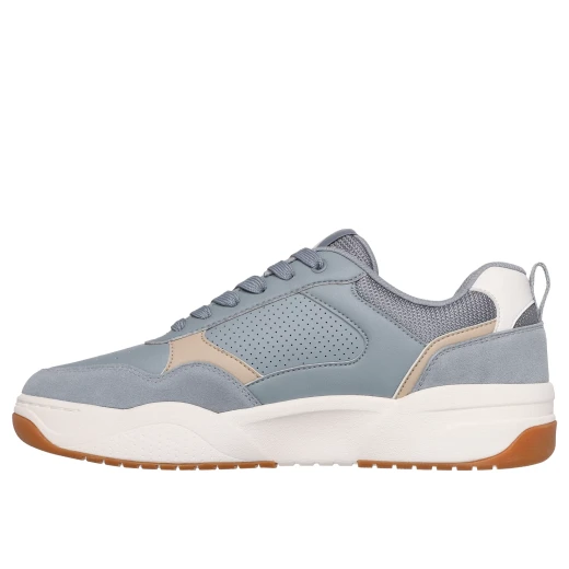 Skechers Odyssey Men's Leather Sneakers Grey 41 EU Air-Cooled Memory Foam - Skechers - Image 4