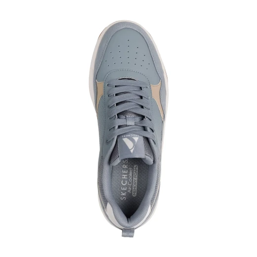 Skechers Odyssey Men's Leather Sneakers Grey 44 Air-Cooled Memory Foam - Skechers - Image 5
