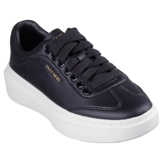 Skechers Women's Cordova Classic Casual Sneakers in Black, Featuring Air Cooled Memory Foam Insoles, Lace Up Design, and a Stylish Synthetic Duraleather Upper, Available in Size 38 - Skechers - Image 3