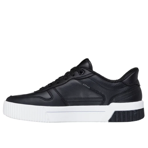 Skechers Women's Jade Hands Free Slip-ins Court Sneaker in Black Size 38 with Lace Up Front, Duraleather Upper, and Air Cooled Memory Foam Insole for Effortless Comfort and Style - Skechers - Image 6