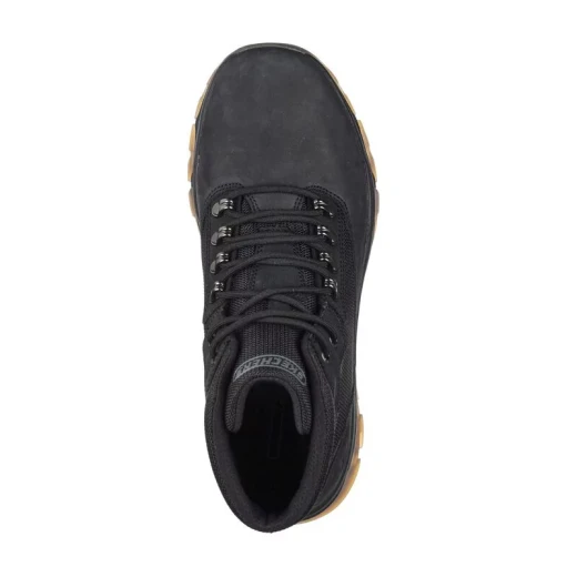 Skechers Men's Ralcon Lorken Water Repellent Ankle Boots Black 43 with Air Cooled Memory Foam Insole Comfortable and Stylish Lace Up Design - Skechers - Image 6