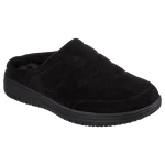 Skechers Men's Murette Slip On Shoes Black 41 Featuring Cushioned Luxe Foam Comfort Footbed and Relaxed Fit Design with Faux Fur Lining for All Day Comfort - Skechers