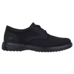 Skechers Arch Fit Ogden Rupert Men's Lace Up Shoes Black Knit Upper Classic Comfort Removable Arch Fit Insole Size 43. Perfect for semi-formal wear - Skechers
