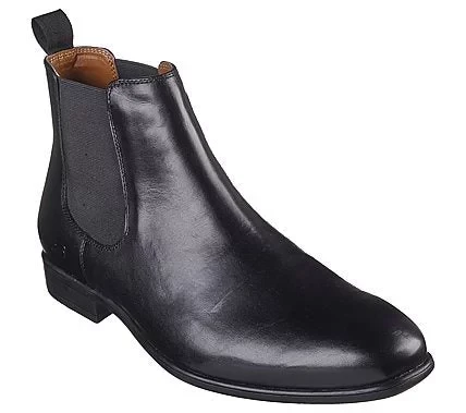 Skechers Men's Trentmore Heights Chelsea Boot Brown Leather Classic Fit with Air Cooled Memory Foam Insole 42.5 Dressy Versatile Comfortable Twin Gore Panels for Easy Wear - Skechers - Image 6