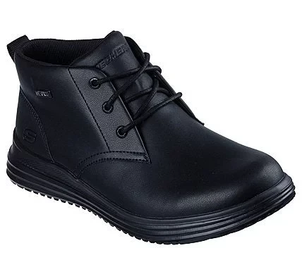 Skechers Men's Proven Conklin Mid Calf Lace Up Boot Waterproof Leather 46 Brown Air Cooled Memory Foam Insole Odor Neutralization Durable Comfortable Fashionable Boots For Men - Skechers - Image 5
