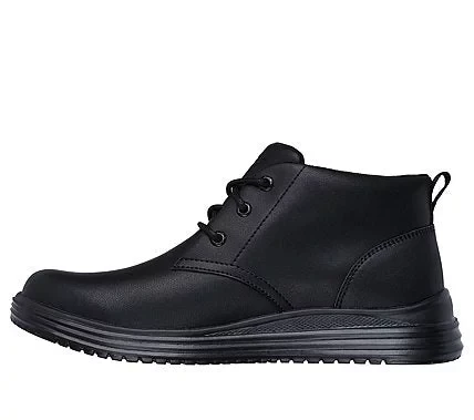 Skechers Men's Proven Conklin Mid-Calf Lace-Up Boots Waterproof Leather 42.5 Brown with Air-Cooled Memory Foam Insole for Comfort and Odor Neutralization 204873-CDB - Skechers - Image 6