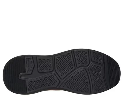 Skechers Men's Relaxed Fit Parson Ederic Leather Casual Boot with Charcoal Infused Memory Foam Insole and Goga Mat Arch Support BROWN 42.5 - Skechers - Image 6