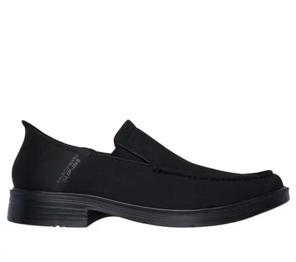 Skechers Men's Caswell Slip-ins Relaxed Fit Black Knit Moccasin 43 with Hands Free Technology and Memory Foam Insole Business Casual Comfort 205218-BLK - Skechers - Image 2