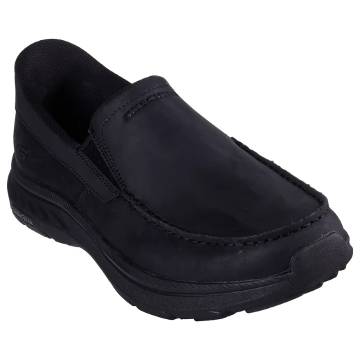 Skechers Men's Pollard Slip On Loafers Black 40 with Hands Free Slip ins Technology Relaxed Fit Design Air Cooled Memory Foam Insole Memory Arch Support Goodyear Rubber Outsole - Skechers - Image 3
