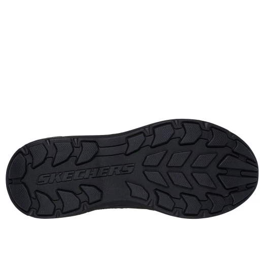 Skechers Men's Pollard Osgood Slip On Loafer with Hands Free Slip ins Charcoal Infused Memory Foam Insole Relaxed Fit Leather Upper Black 45 - Skechers - Image 7