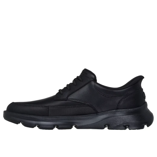 Skechers Men's Arch Fit Garza Rowan Slip-ins Business Casual Shoes with Arch Fit Insole and Heel Pillow, Black, Size 44, Hands Free Design - Skechers - Image 4