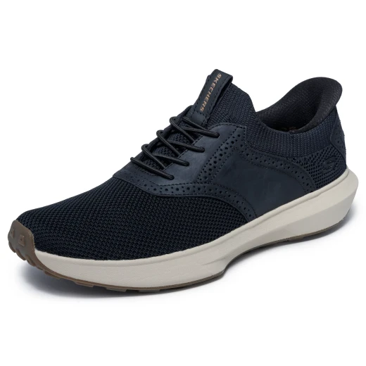 Invader Men's Black Sneakers Stylish Comfort 40 Size Sporty Streetwear Design Breathable Lightweight Perfect Everyday Wear Fashionable Contemporary Sneakers for Men - Skechers - Image 4