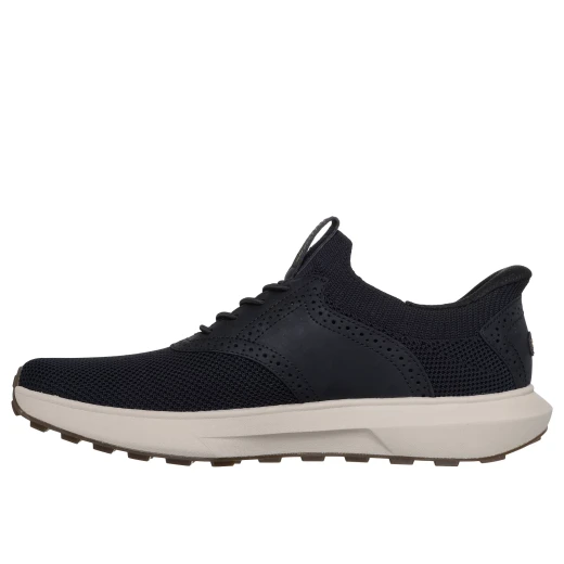 Invader Men's Sporty Sneakers Black 45 Casual Streetwear Style Comfortable All Day Wear Designer Shoes Modern Contemporary Look Perfect Fit with Shorts or Jeans - Skechers - Image 6