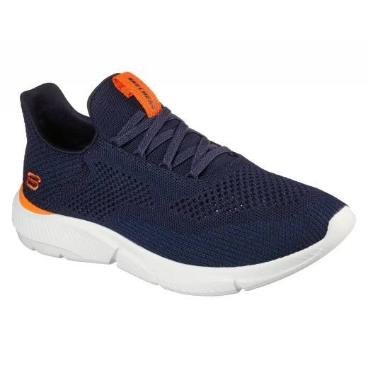 Skechers Men's Relaxed Fit Ingram Slip On Sneaker Navy 42 with Air-Cooled Memory Foam Insole Breathable Athletic Mesh and Goga Mat Arch Support for Comfortable Wear - Skechers - Image 3