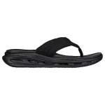 Skechers Men's Orvan SD Black Walking Shoes Relaxed Fit with Luxe Foam Footbed and Glide Step Geometric Cushioning Comfortable for Sunny Weather 41 Size - Skechers
