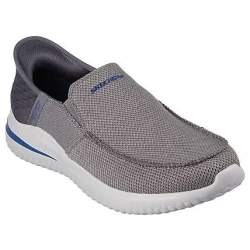 Skechers Delson 3.0 Slip-ins Men's Shoes Grey 41 EU Classic Fit