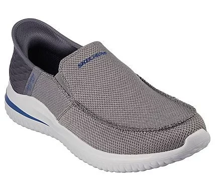 Skechers Delson 3.0 Slip-ins Men's Shoes Grey 41 EU Classic Fit Skechers Delson 3.0 Slip-ins Men's Shoes Grey 41 EU Classic Fit
