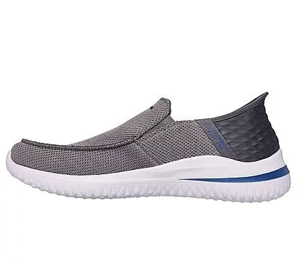 Skechers Delson 3.0 Slip-ins Men's Shoes Grey 41 EU Classic Fit - Skechers - Image 3