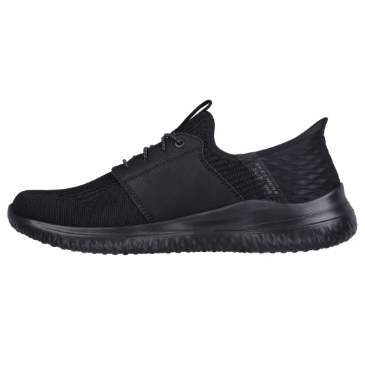 Skechers Men's Delson 3.0 Slip-ins Black Shoes with Air-Cooled Memory Foam 40 Featuring Heel Pillow and Goga Mat Arch Support Classic Fit Engineered Knit and Synthetic Upper - Skechers - Image 4
