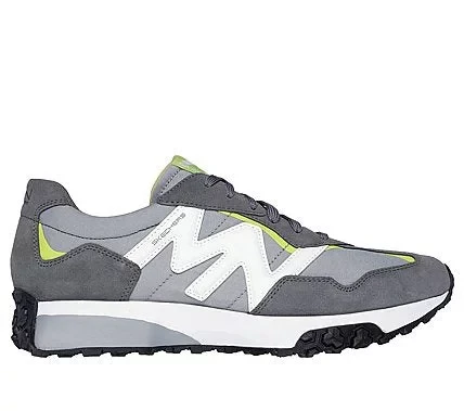 Mark Nason Upper Cut Neo Jogger Fleet Grey Men's Sneakers with Leather and Mesh Upper, Memory Foam Lux Insole, and MN Logo Detail, Size 44 Mark Nason Upper Cut Neo Jogger Fleet Grey Men's Sneakers with Leather and Mesh Upper, Memory Foam Lux Insole, and MN Logo Detail, Size 44