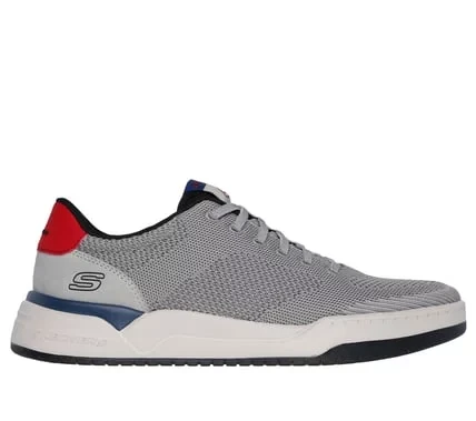 Skechers Men's Corliss Dorset Casual Sneakers Engineered Knit Upper Stretch Laces Air Cooled Memory Foam Insole Goga Mat Arch Cushioning White 41 US Men's Shoes - Skechers - Image 10