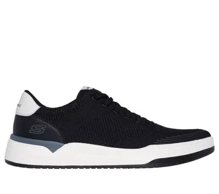 Skechers Men's Corliss Dorset Casual Sneakers Engineered Knit Upper Stretch Laces Air Cooled Memory Foam Insole Goga Mat Arch Cushioning White 41 US Men's Shoes - Skechers - Image 7