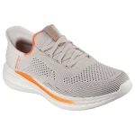 Skechers Men's Slip-ins Relaxed Fit Slade Quinto Walking Shoes with Air-Cooled Memory Foam and Arch Support, Size 45/Sand - Skechers