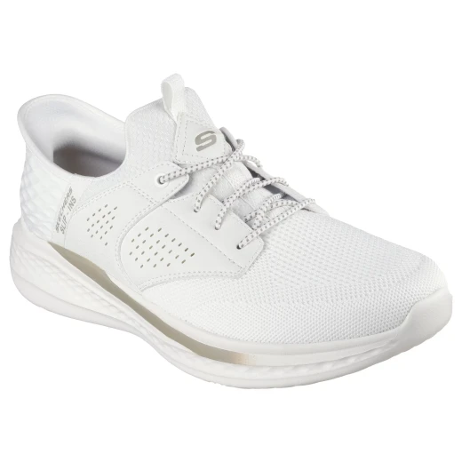 Skechers Men's Slip-ins Relaxed Fit Slade Caster Walking Shoes Off White 46 with Heel Pillow, Air-Cooled Memory Foam Insole, and Goga Mat Arch Support - Skechers - Image 3